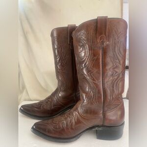 Sears Leather western Cowboy Boots, Men’s Size 8.5-D-Style 86979